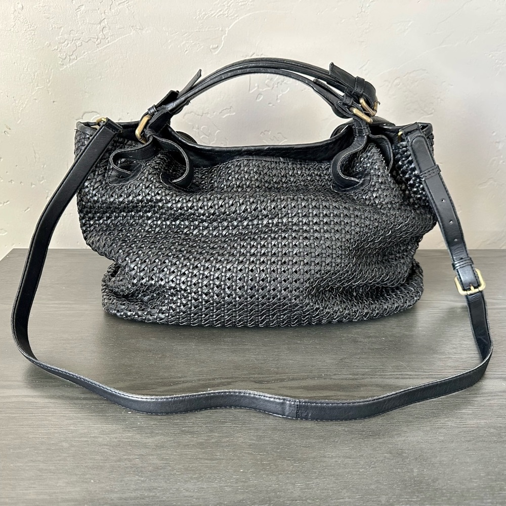 Italian Made Platania Tote Shoulder Bag